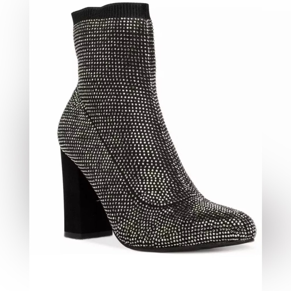 Wild Pair Baybe Bling Sock Booties, Size 8 New In Box